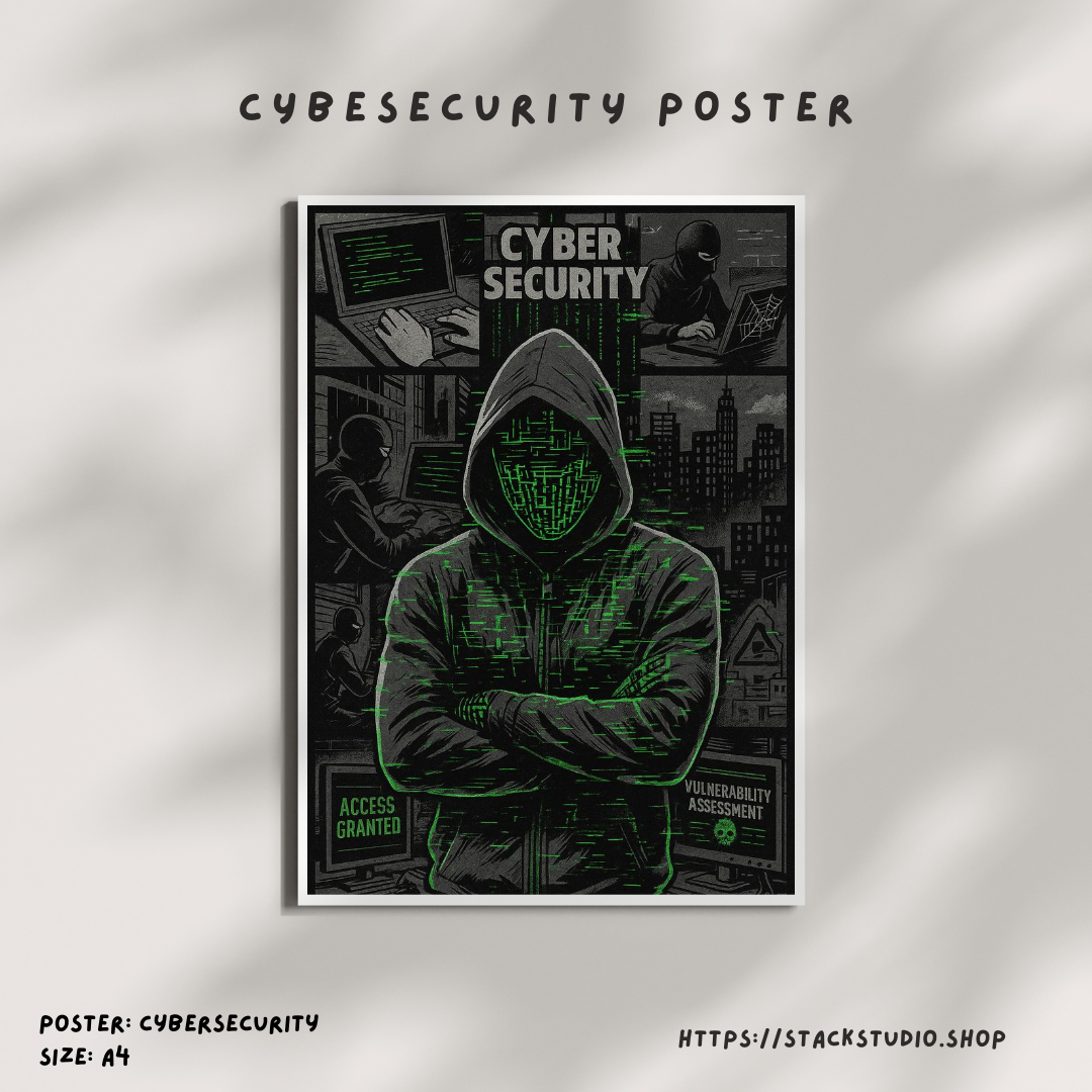 Cybersecurity Hacker Poster