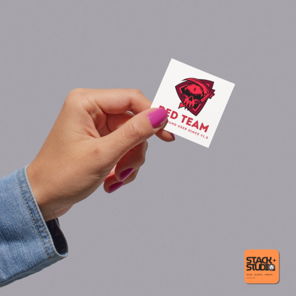 Red Team - Vinyl Sticker (2x2”)
