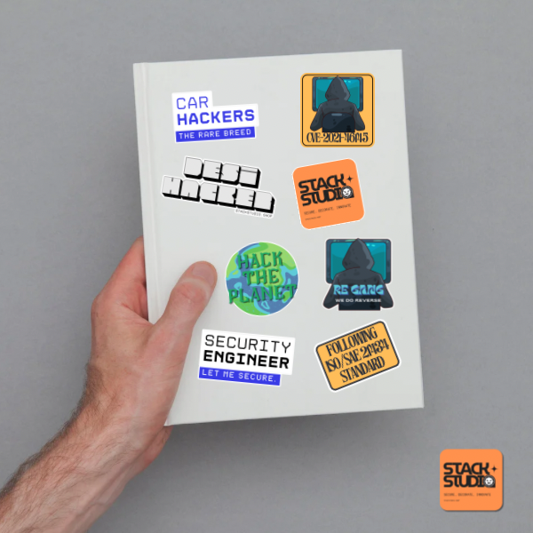 Hackers Stickers Pack (Pack of 8)