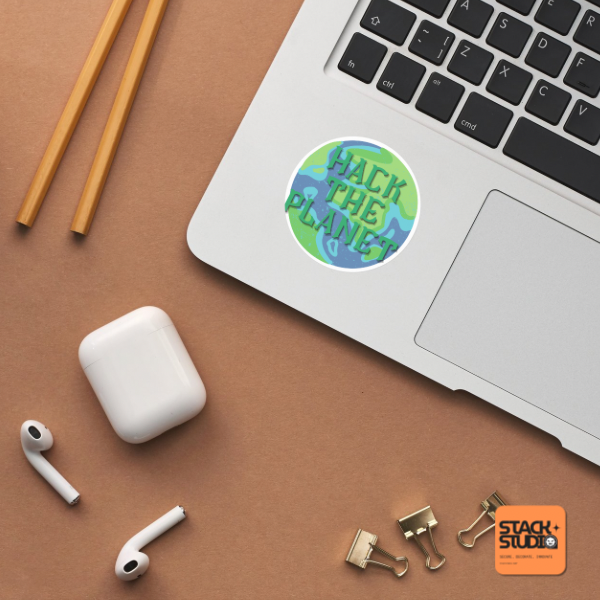 Security Roles & Hack the Planet Stickers - Pack of 3